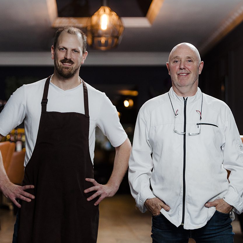 Portret van chefkok en restaurant eigenaar Jan Gaastra